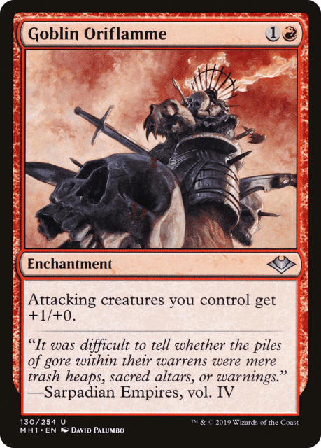 Goblin Oriflamme (130) — Modern Horizons