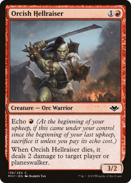 Orcish Hellraiser (136) — Modern Horizons