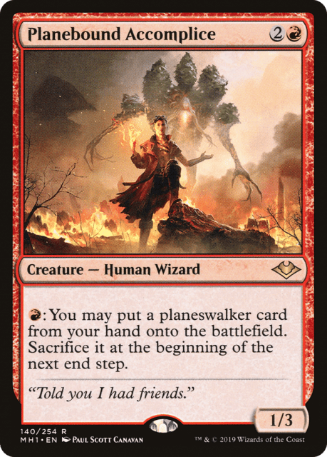 Planebound Accomplice (140) — Modern Horizons