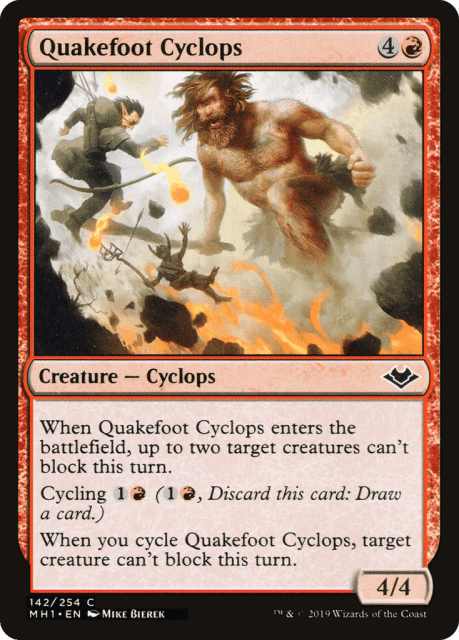 Quakefoot Cyclops (142) — Modern Horizons