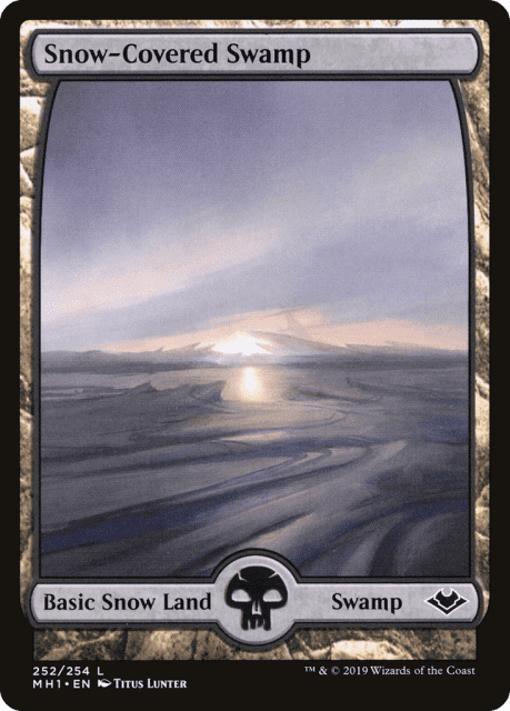 Snow-Covered Swamp (252) — Modern Horizons