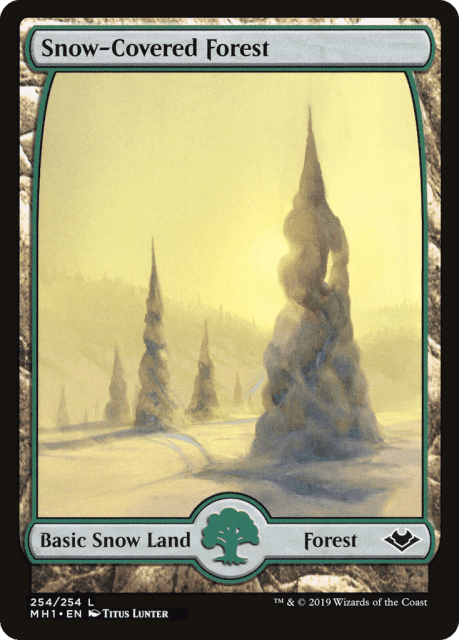 Snow-Covered Forest (254) — Modern Horizons