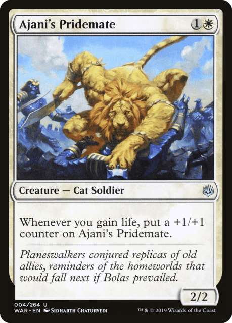 Ajani's Pridemate (4) — War of the Spark