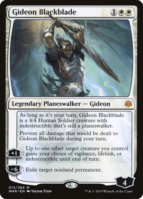 Gideon Blackblade (13) — War of the Spark