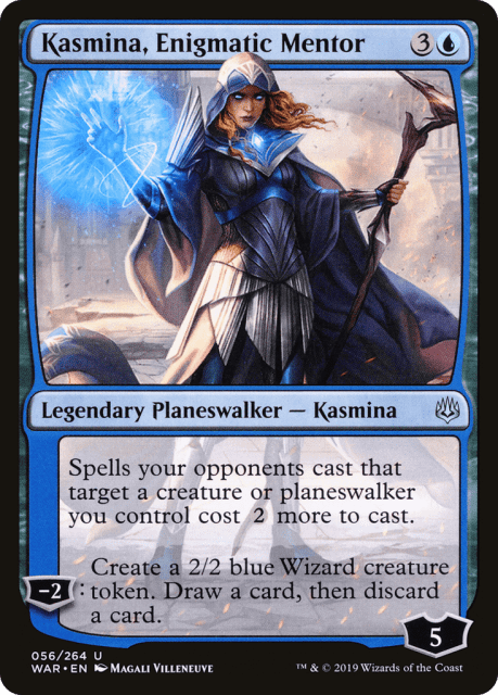 Kasmina, Enigmatic Mentor (56) — War of the Spark