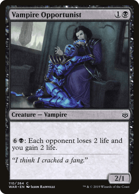 Vampire Opportunist (110) — War of the Spark