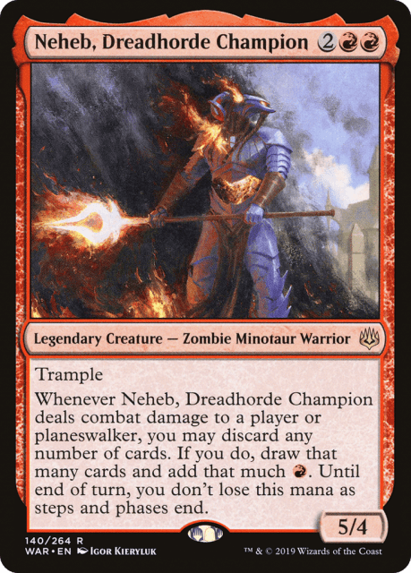 Neheb, Dreadhorde Champion (140) — War of the Spark