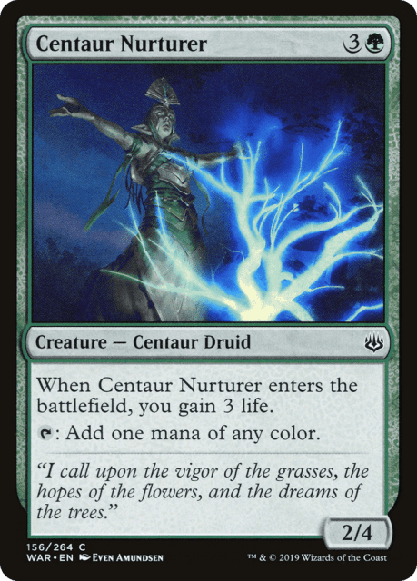 Centaur Nurturer (156) — War of the Spark