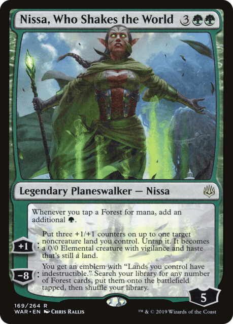 Nissa, Who Shakes the World (169) — War of the Spark