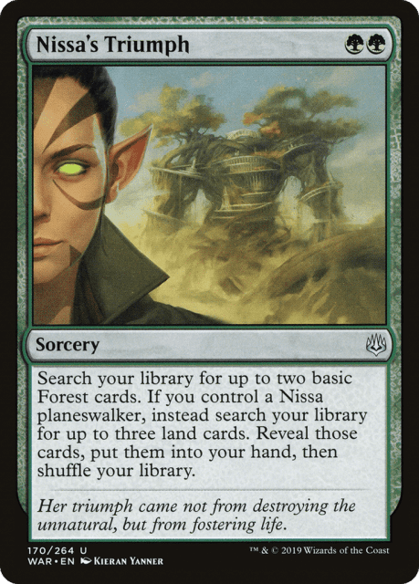 Nissa's Triumph (170) — War of the Spark