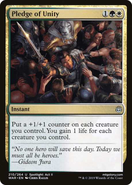 Pledge of Unity (210) — War of the Spark