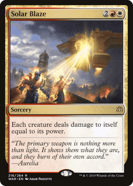 Solar Blaze (216) — War of the Spark