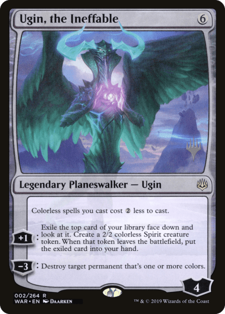 Ugin, the Ineffable (2) — War of the Spark Promos