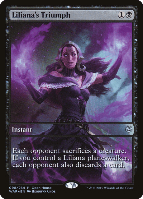 Liliana's Triumph (98) — War of the Spark Promos