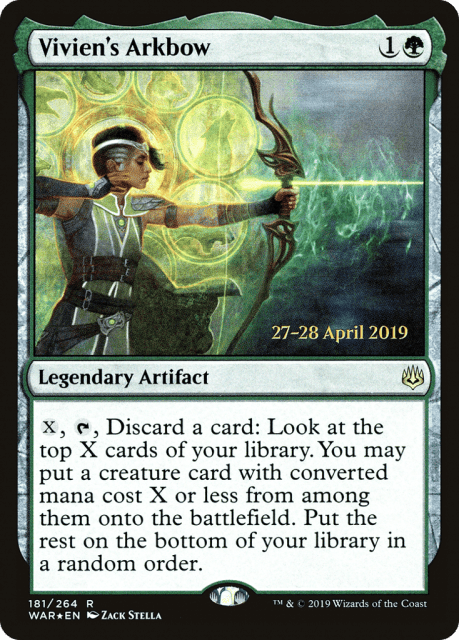 Vivien's Arkbow (181) — War of the Spark Promos