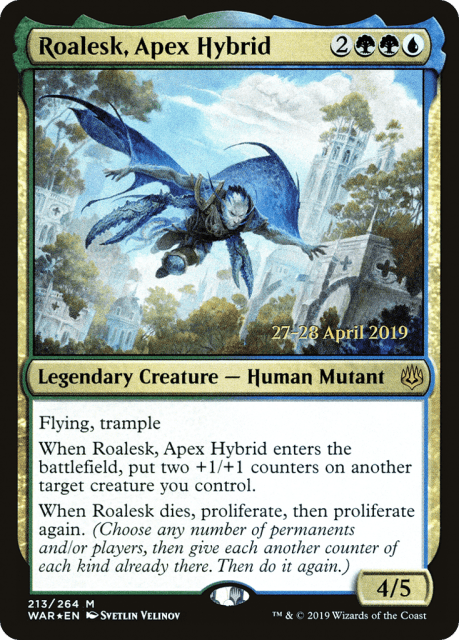 Roalesk, Apex Hybrid (213) — War of the Spark Promos