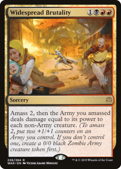 Widespread Brutality (226) — War of the Spark Promos