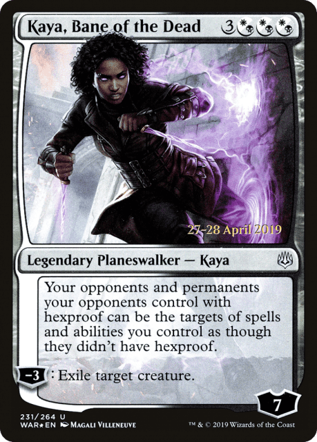 Kaya, Bane of the Dead (231) — War of the Spark Promos