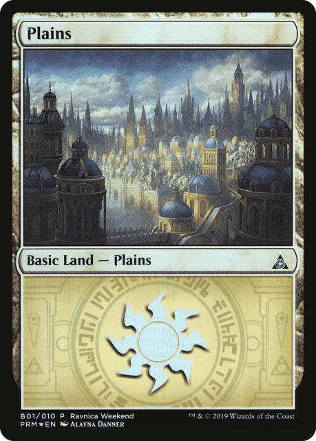 Plains (B01) — RNA Ravnica Weekend