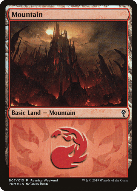 Mountain (B07) — RNA Ravnica Weekend