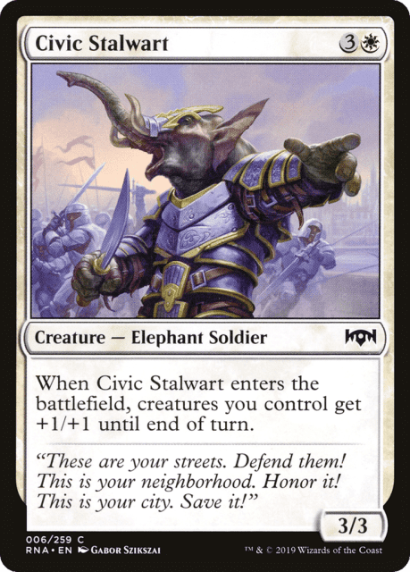 Civic Stalwart (6) — Ravnica Allegiance