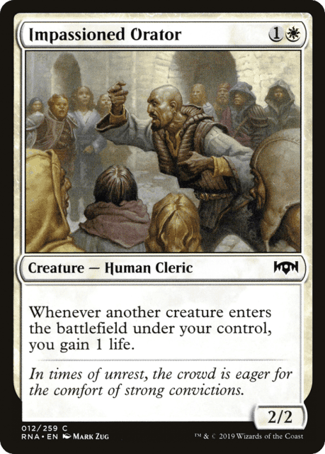 Impassioned Orator (12) — Ravnica Allegiance