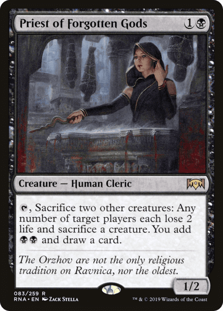 Priest of Forgotten Gods (83) — Ravnica Allegiance