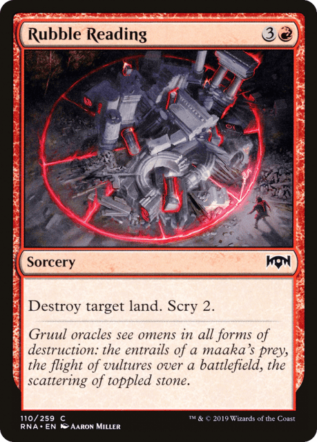Rubble Reading (110) — Ravnica Allegiance