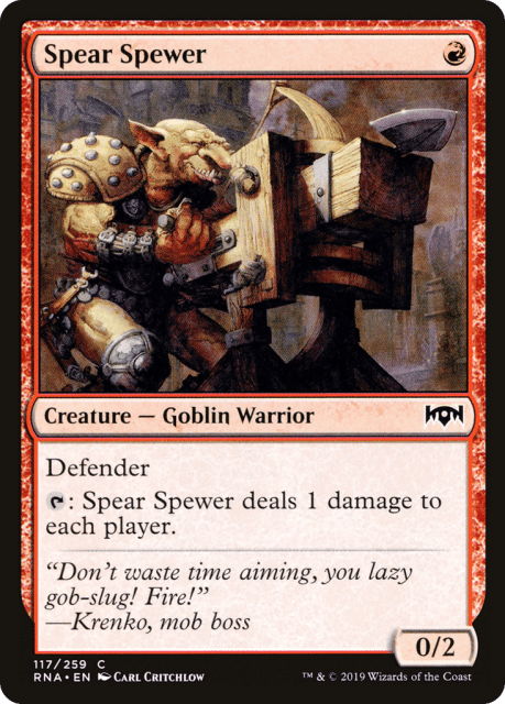 Spear Spewer (117) — Ravnica Allegiance