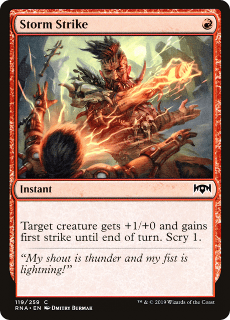 Storm Strike (119) — Ravnica Allegiance