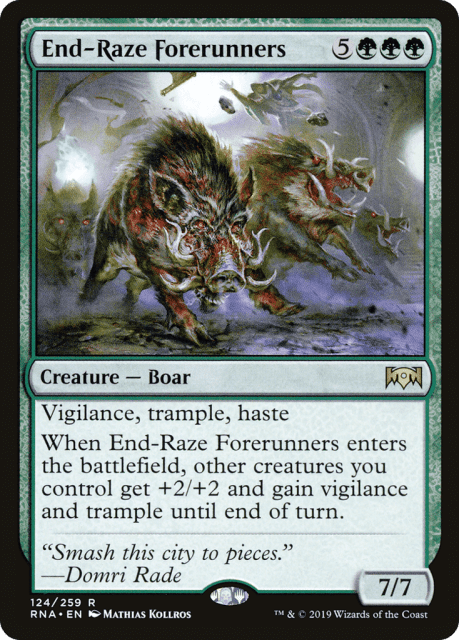 End-Raze Forerunners (124) — Ravnica Allegiance