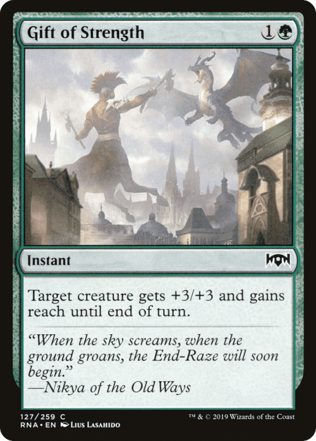 Gift of Strength (127) — Ravnica Allegiance