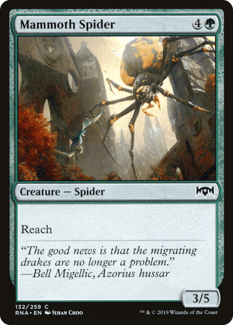 Mammoth Spider (132) — Ravnica Allegiance