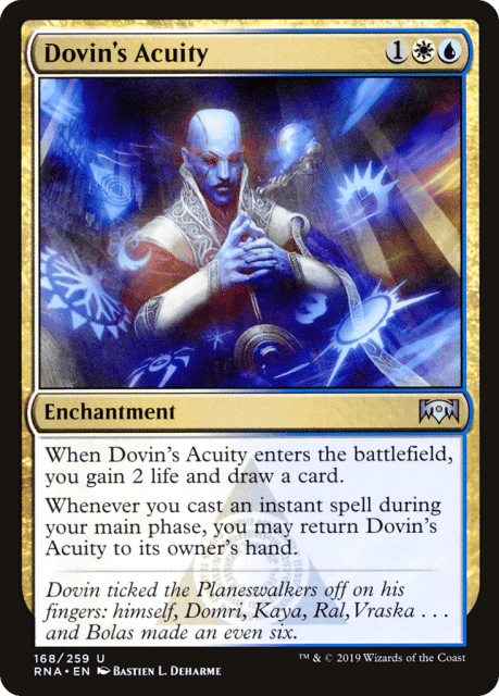 Dovin's Acuity (168) — Ravnica Allegiance