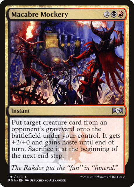 Macabre Mockery (191) — Ravnica Allegiance