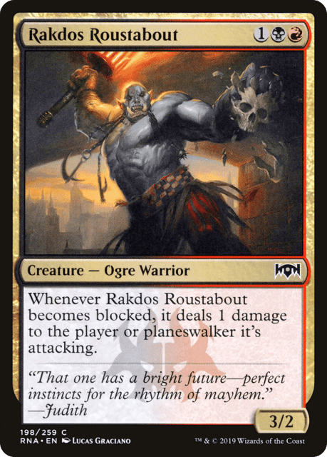 Rakdos Roustabout (198) — Ravnica Allegiance