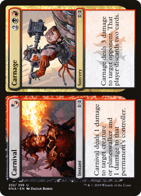 Carnival // Carnage (222) — Ravnica Allegiance