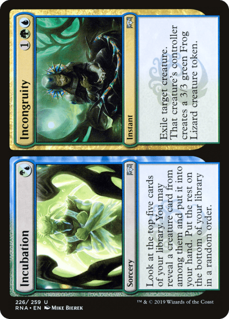 Incubation // Incongruity (226) — Ravnica Allegiance