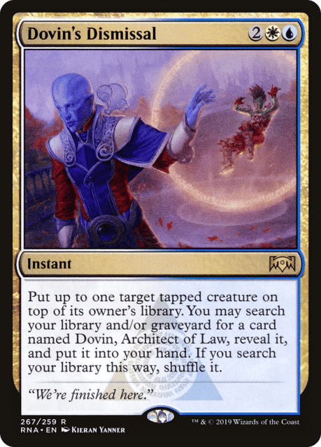 Dovin's Dismissal (267) — Ravnica Allegiance