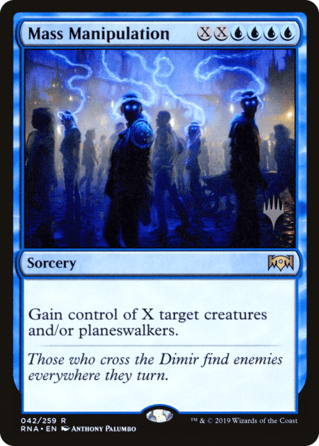 Mass Manipulation (42) — Ravnica Allegiance Promos