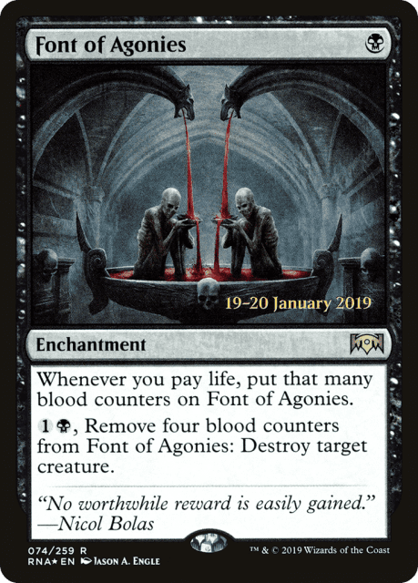 Font of Agonies (74) — Ravnica Allegiance Promos