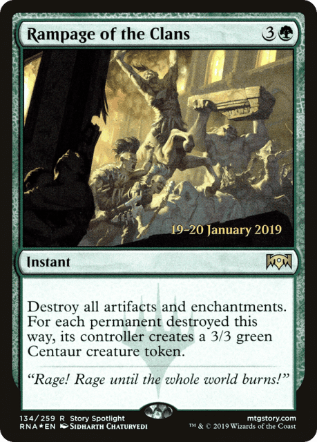 Rampage of the Clans (134) — Ravnica Allegiance Promos