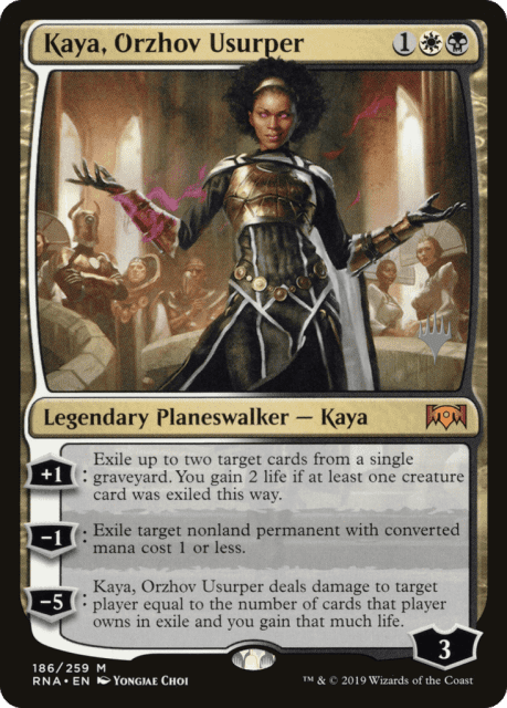 Kaya, Orzhov Usurper (186) — Ravnica Allegiance Promos