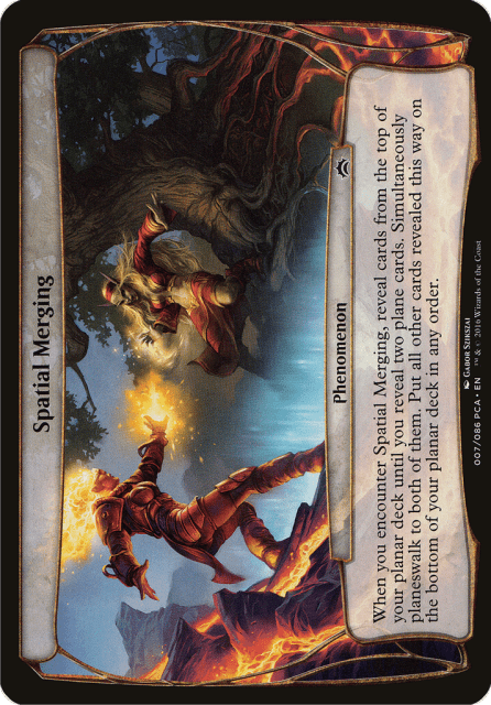 Spatial Merging (7) — Planechase Anthology Planes
