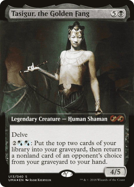 Tasigur, the Golden Fang (U13) — Ultimate Box Topper