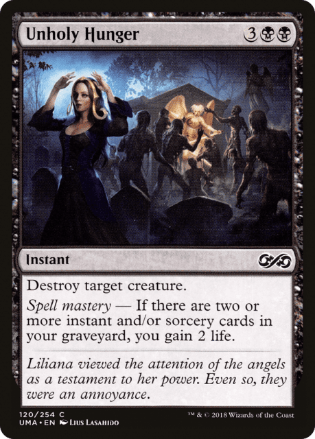 Unholy Hunger (120) — Ultimate Masters