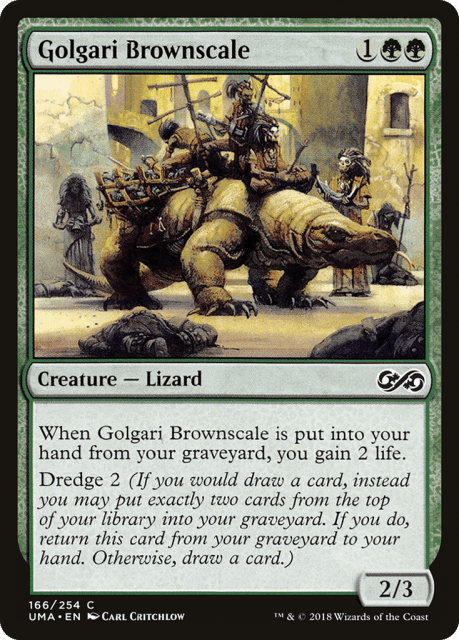 Golgari Brownscale (166) — Ultimate Masters