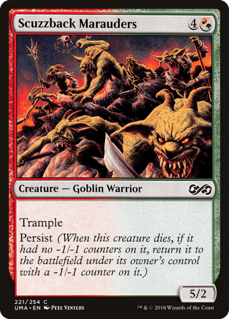 Scuzzback Marauders (221) — Ultimate Masters