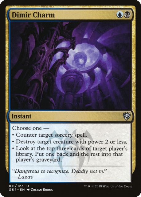 Dimir Charm (11) — GRN Guild Kit