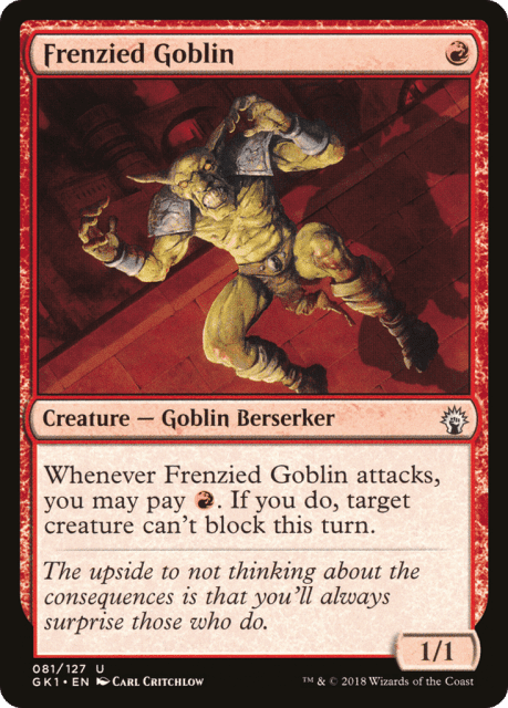 Frenzied Goblin (81) — GRN Guild Kit